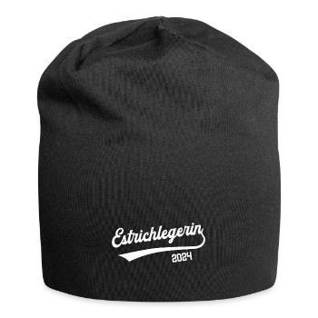 Estrichlegerin 2024 Ausbildung Prüfung Bodenleger - Jersey-Beanie - Schwarz - Vorne