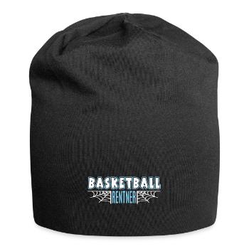 Basketball Basketballer Rentner Rente Ruhestand - Jersey-Beanie - Schwarz - Vorne