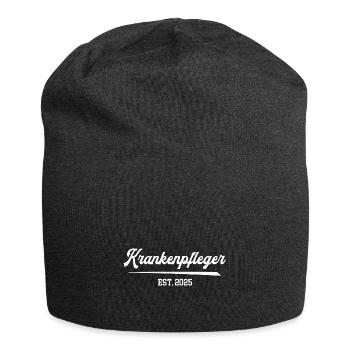 Krankenpfleger 2025 Pflegekraft Beruf Pfleger - Jersey-Beanie - Anthrazit - Vorne