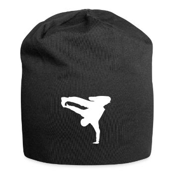 Breakdance - Jersey-Beanie - Schwarz - Vorne