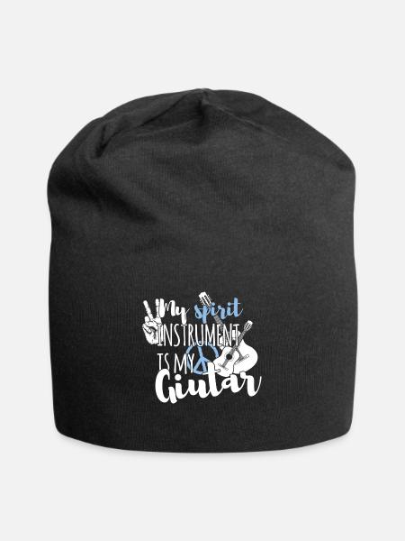 Gitarrist - Jersey-Beanie - Schwarz