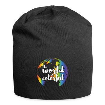 LGBT The world is colorful - Jersey Beanie - black - Front