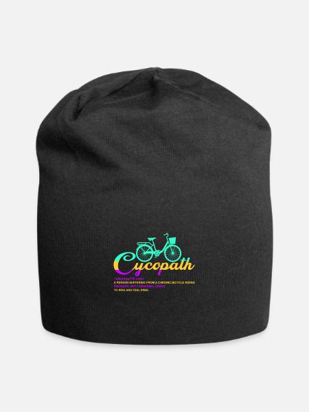 Cycopath Noun - Jersey Beanie - black