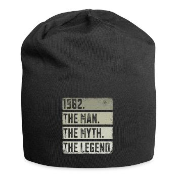 Born 1982 Man Myth Legend Birthday - Jersey Beanie - black - Front