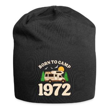 Né Pour Camper 1972 Camping 50 Ans Anniversaire - Bonnet en jersey - noir - Devant