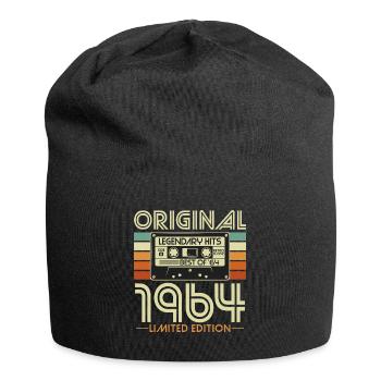 Original 1964 Jahrgang Vintage Geburtstag Retro - Jersey-Beanie - Schwarz - Vorne