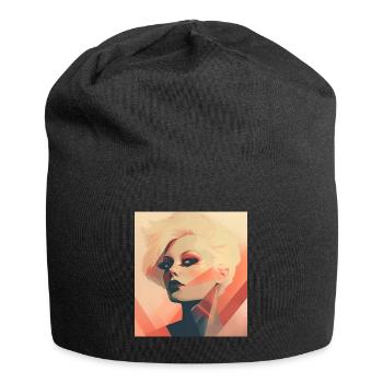 The Look - Jersey Beanie - black - Front