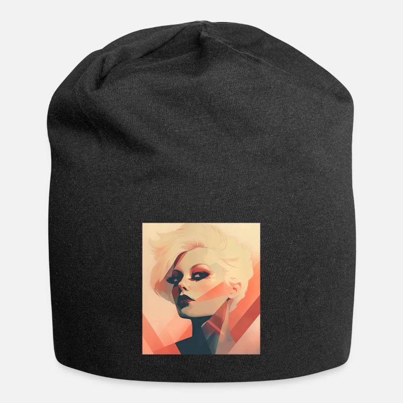 La vue - Bonnet en jersey - noir