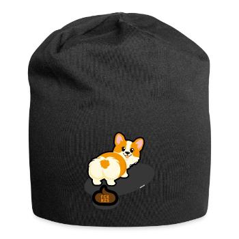 Corgi's Entspannte Pause gegen Nzs - Jersey-Beanie - Schwarz - Vorne