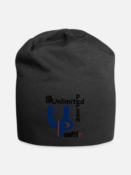 Positiv - Jersey-Beanie - Schwarz