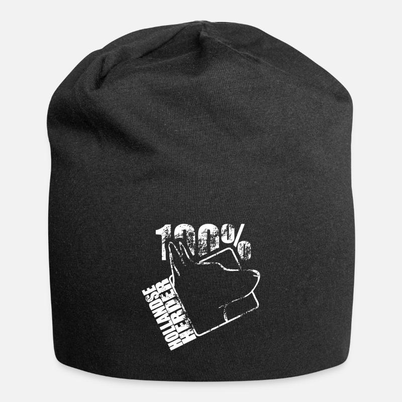 HOLLANDSE HERDER 100 Chien Chien Wilsigns - Bonnet en jersey - noir