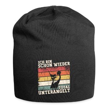Angler Angel Shirt Lustig - Total Unterangelt - Jersey-Beanie - Schwarz - Vorne
