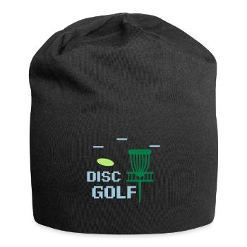Disc Golf Disc Golf Frisbee Cadeau Cadeau - Bonnet en jersey - noir - Devant