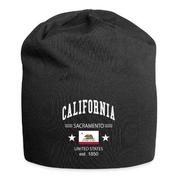 Californie - Bonnet en jersey - noir - Devant