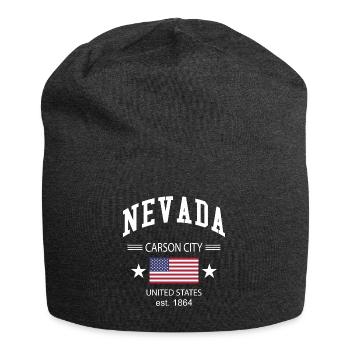 Nevada - Jersey-Beanie - Anthrazit - Vorne
