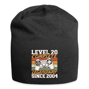 20. Geburtstag Level 20 Complete Jahrgang 2004 - Jersey-Beanie - Schwarz - Vorne