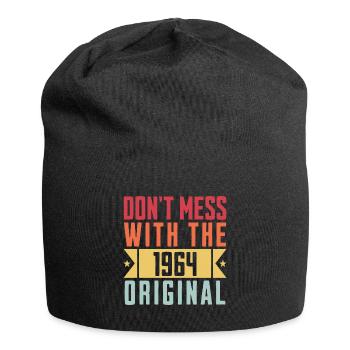 1964 Original Birthday Gift - Jersey Beanie - black - Front
