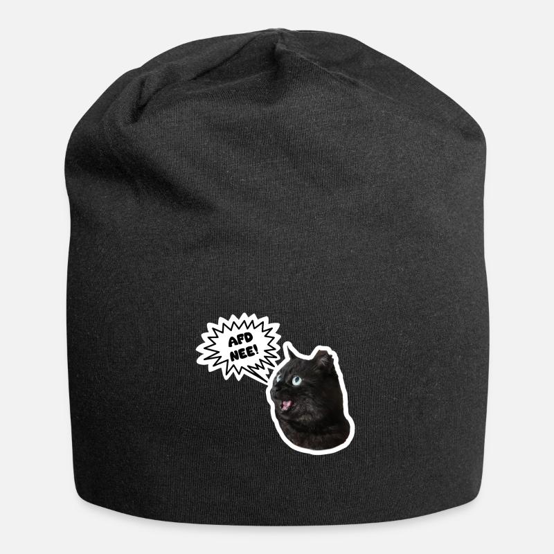 AFD Nee! - Jersey-Beanie - Schwarz