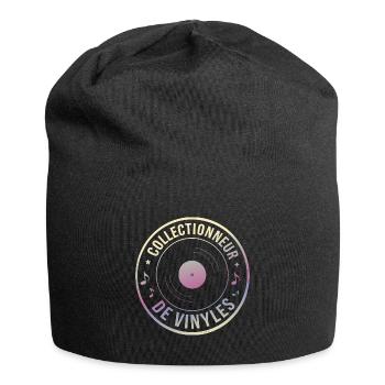 Collectionneur de vinyles - Bonnet en jersey - noir - Devant