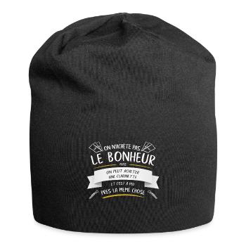 Clarinette Musique Drôle Cadeau - Bonnet en jersey - noir - Devant