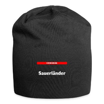Sauerländer - Jersey-Beanie - Schwarz - Vorne