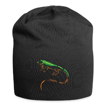 iguana - Jersey Beanie - black - Front
