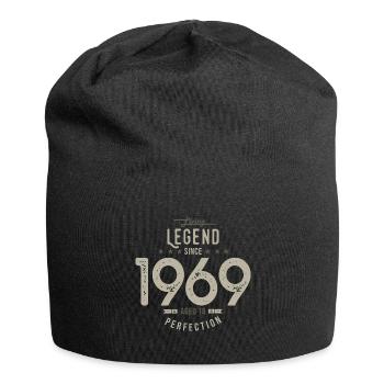 LIVING legend since 1969 52nd anniversary gift - Jersey Beanie - black - Front
