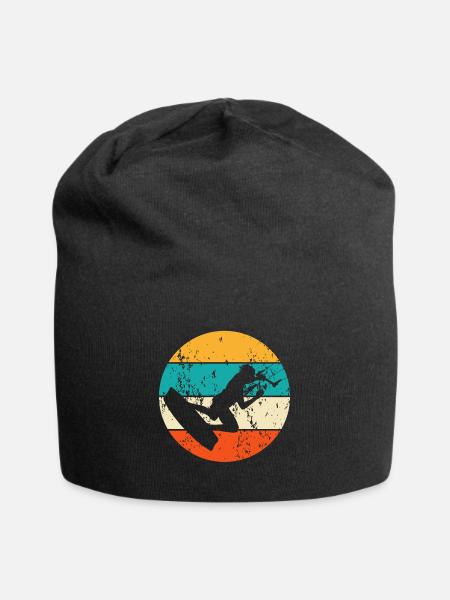 Kitesurfen Kiten Kiteboarding Kite Board - Jersey-Beanie - Schwarz