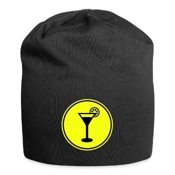 Tequilla Alkohol - Jersey-Beanie - Schwarz - Vorne