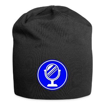 Spiegel Icon Silhouette - Jersey-Beanie - Schwarz - Vorne