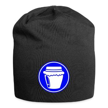 Abeille symbole miel - Bonnet en jersey - noir - Devant