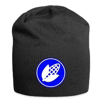 Symbole du maïs - Bonnet en jersey - noir - Devant
