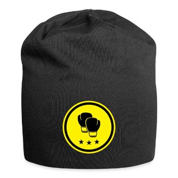 Boxhandschuhe - Jersey-Beanie - Schwarz - Vorne
