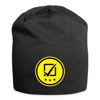 Cochez la case Vote - Bonnet en jersey - noir - Devant