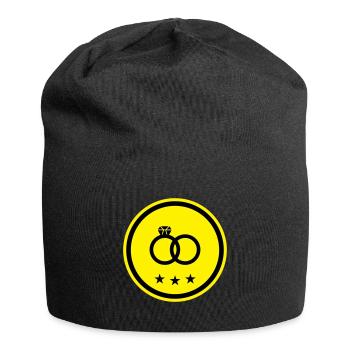 Anneaux de mariage Bague de mariage - Bonnet en jersey - noir - Devant