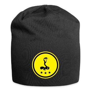 Snake Cobra - Jersey Beanie - black - Front