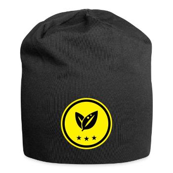 Écologie des feuilles - Bonnet en jersey - noir - Devant