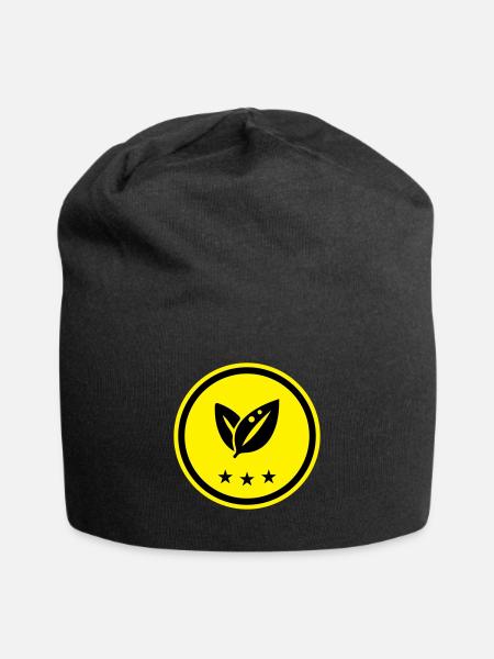 Écologie des feuilles - Bonnet en jersey - noir