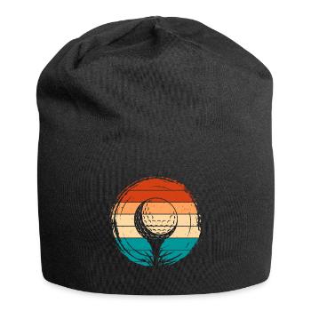 Golf Golfer - Jersey-Beanie - Schwarz - Vorne