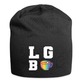 Lgb-Tea Schwul oder lesbisch - Jersey-Beanie - Schwarz - Vorne