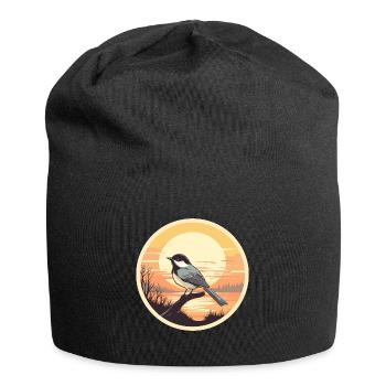 Mésange - Bonnet en jersey - noir - Devant