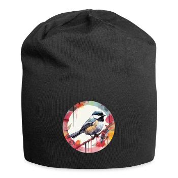 Mésange - Bonnet en jersey - noir - Devant