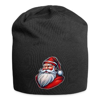 Père Noël sinistre - Bonnet en jersey - noir - Devant