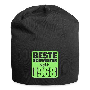 Geschwister 1968 - Jersey-Beanie - Schwarz - Vorne