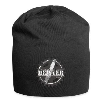 Zweiradmechanikermeister 2024 - Jersey-Beanie - Schwarz - Vorne