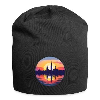 Erfurt Skyline - Jersey Beanie - black - Front
