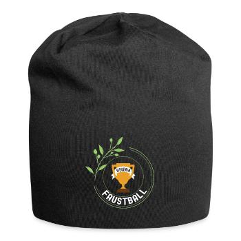 Faustball Siegerin Gewinner Turnier Meisterschaft - Jersey-Beanie - Schwarz - Vorne