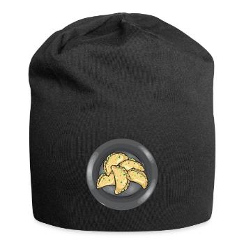 Pierogi polonais - Bonnet en jersey - noir - Devant