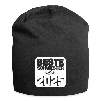 Geschwister 2025 - Jersey-Beanie - Schwarz - Vorne