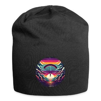 Fallschirmspringer Fallschirmspringen - Jersey-Beanie - Schwarz - Vorne
